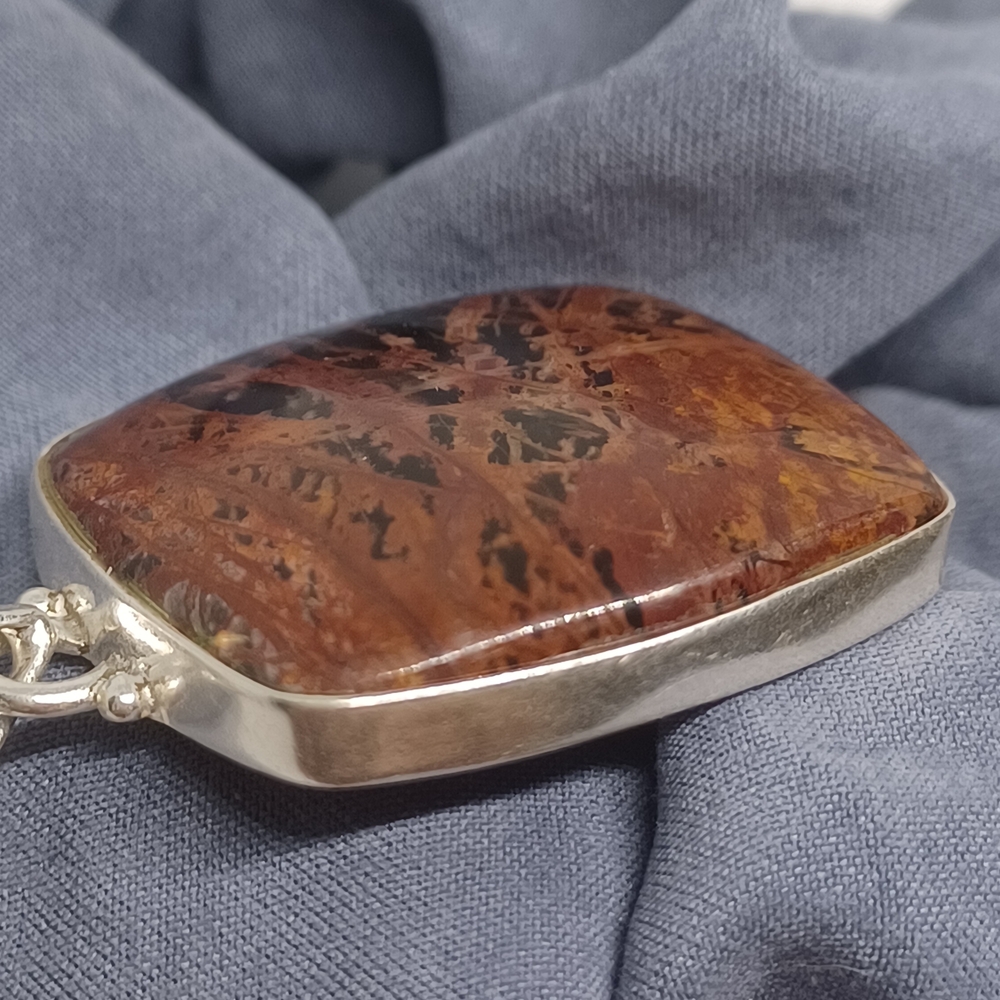 Gemstone Mahogany Obsidian Pendant - Picture 15 of 15